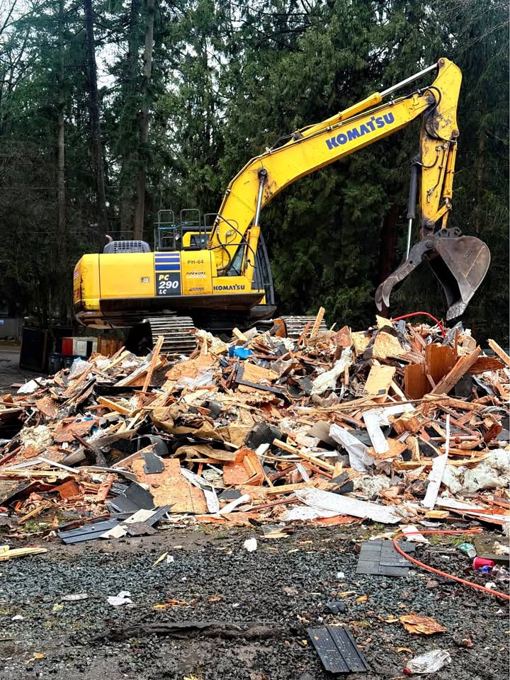 Excavation and demolition site prep