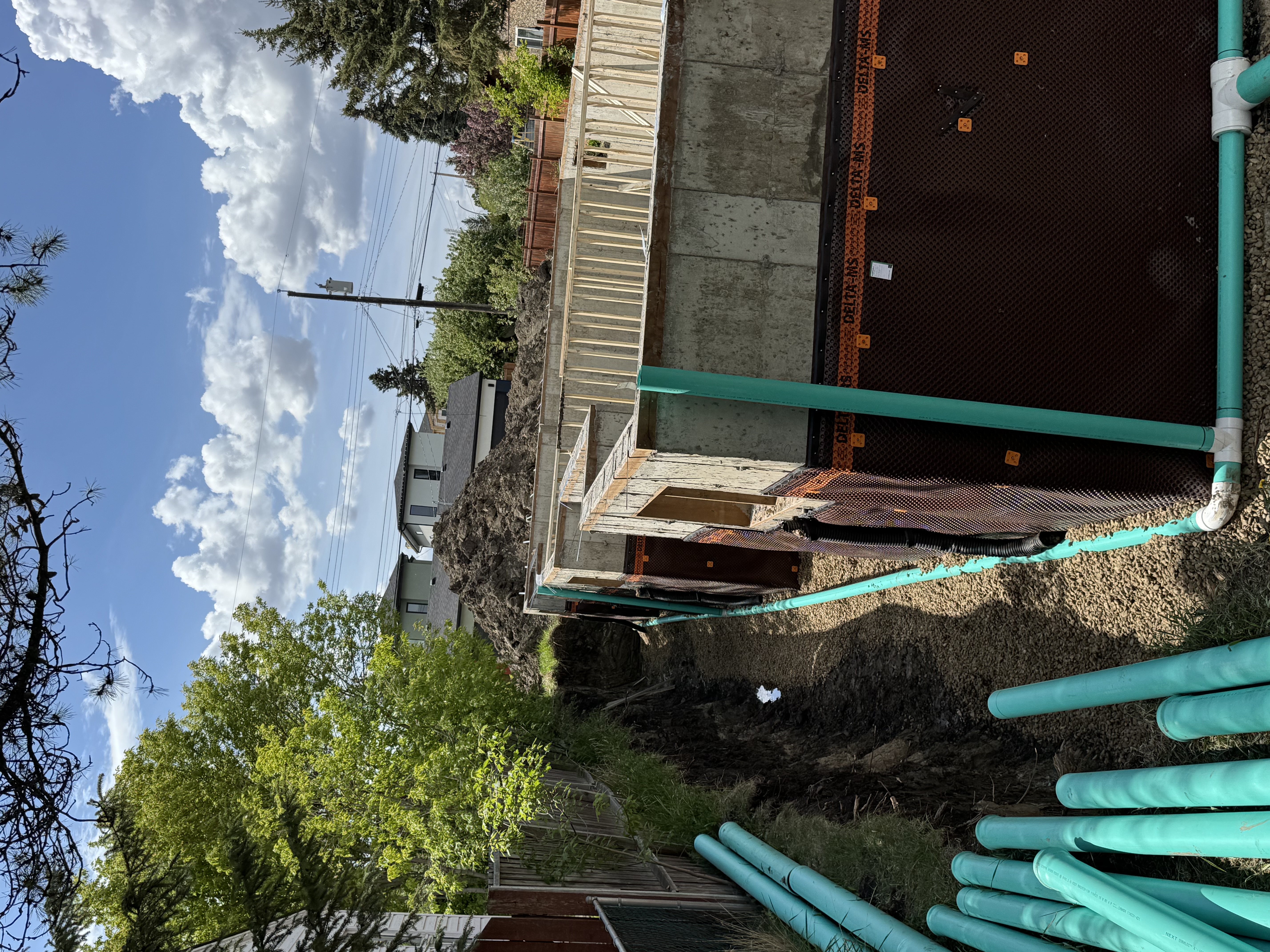 Residential Water & Sewer Repair, Installation & Replacement — Below Grade Construction project photo