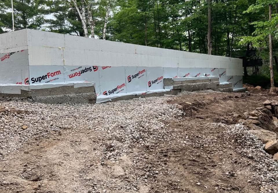 ICF foundation blocks