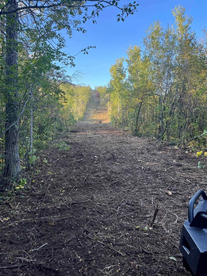 Mulching & Site Grading — Below Grade Construction project photo