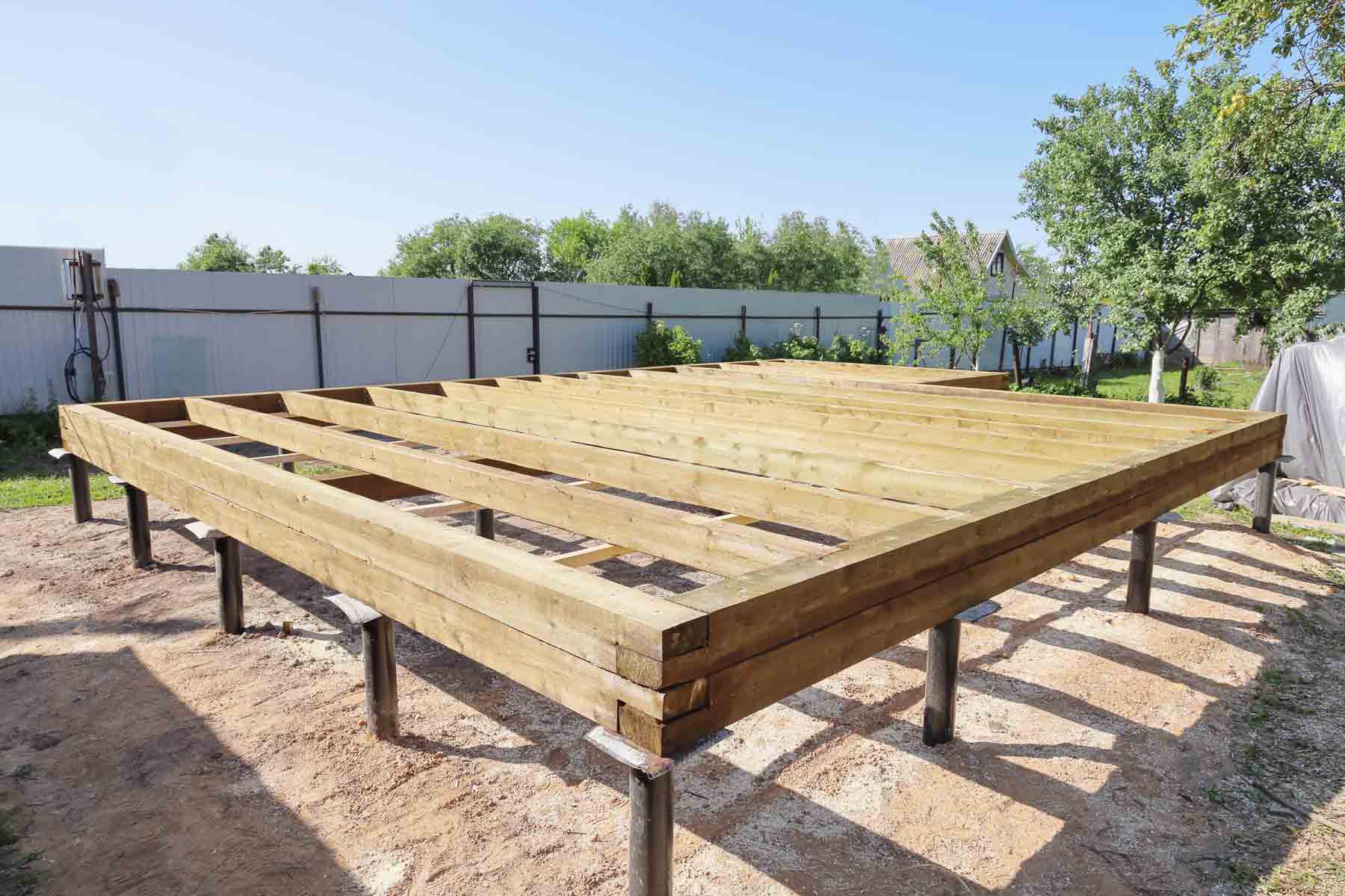 Screw pile install