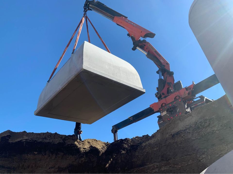 Septic & Holding Tank Systems — Below Grade Construction project photo