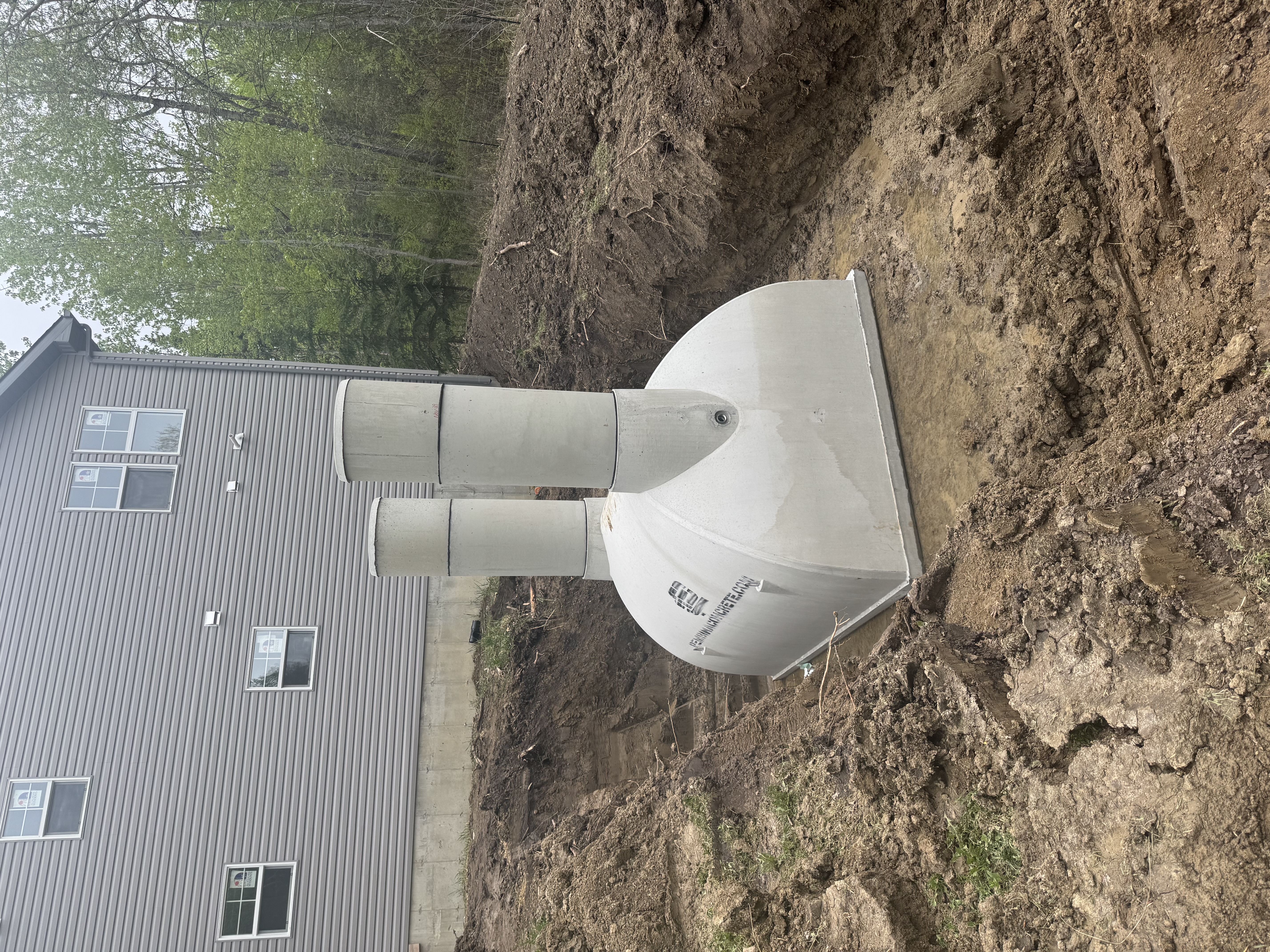 Septic & Holding Tank Systems — Below Grade Construction project photo