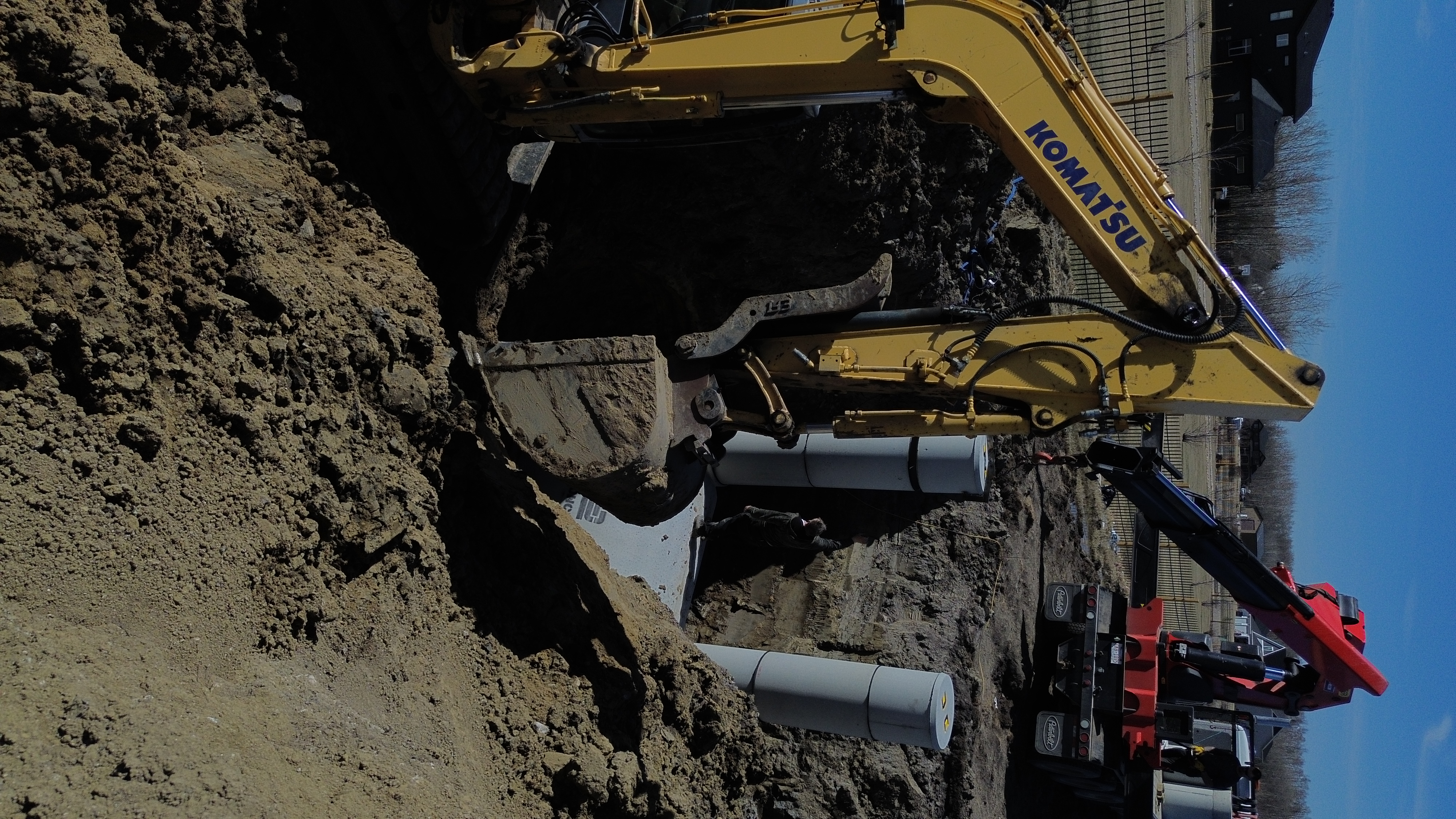 Septic & Holding Tank Systems — Below Grade Construction project photo