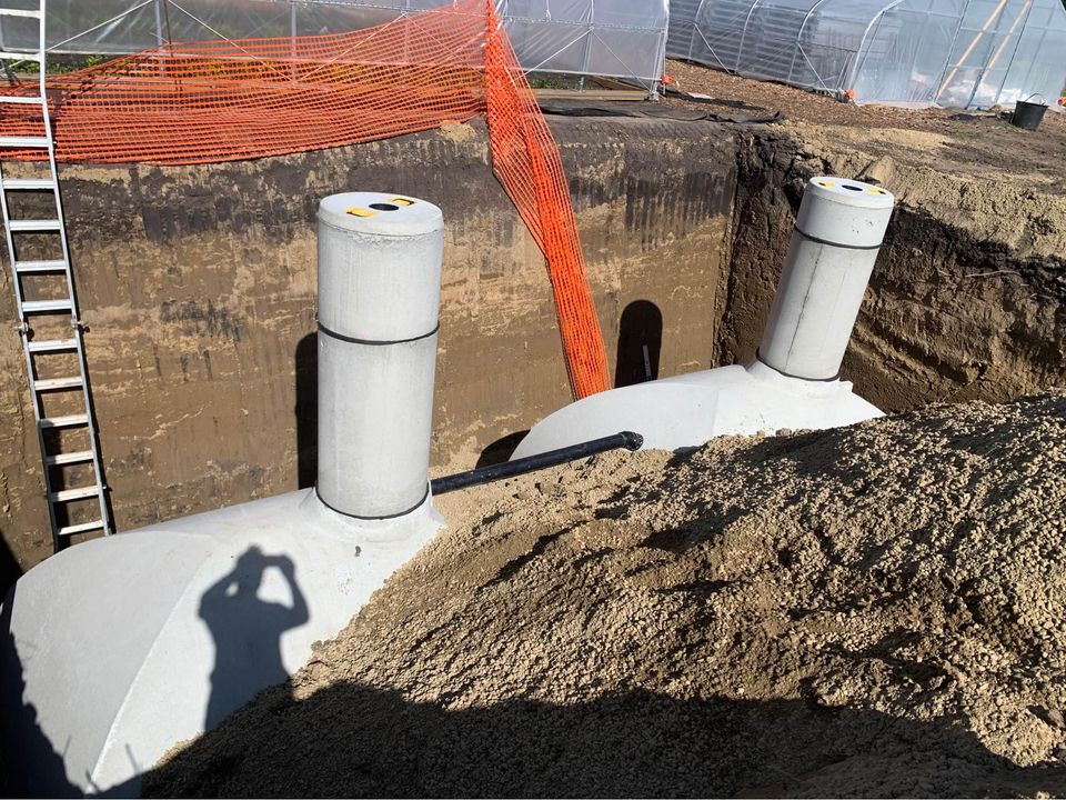 Septic & Holding Tank Systems — Below Grade Construction project photo
