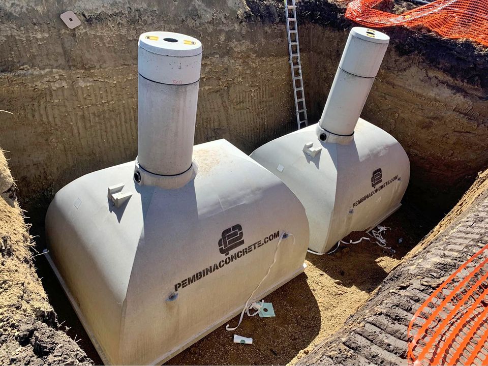 Septic & Holding Tank Systems — Below Grade Construction project photo