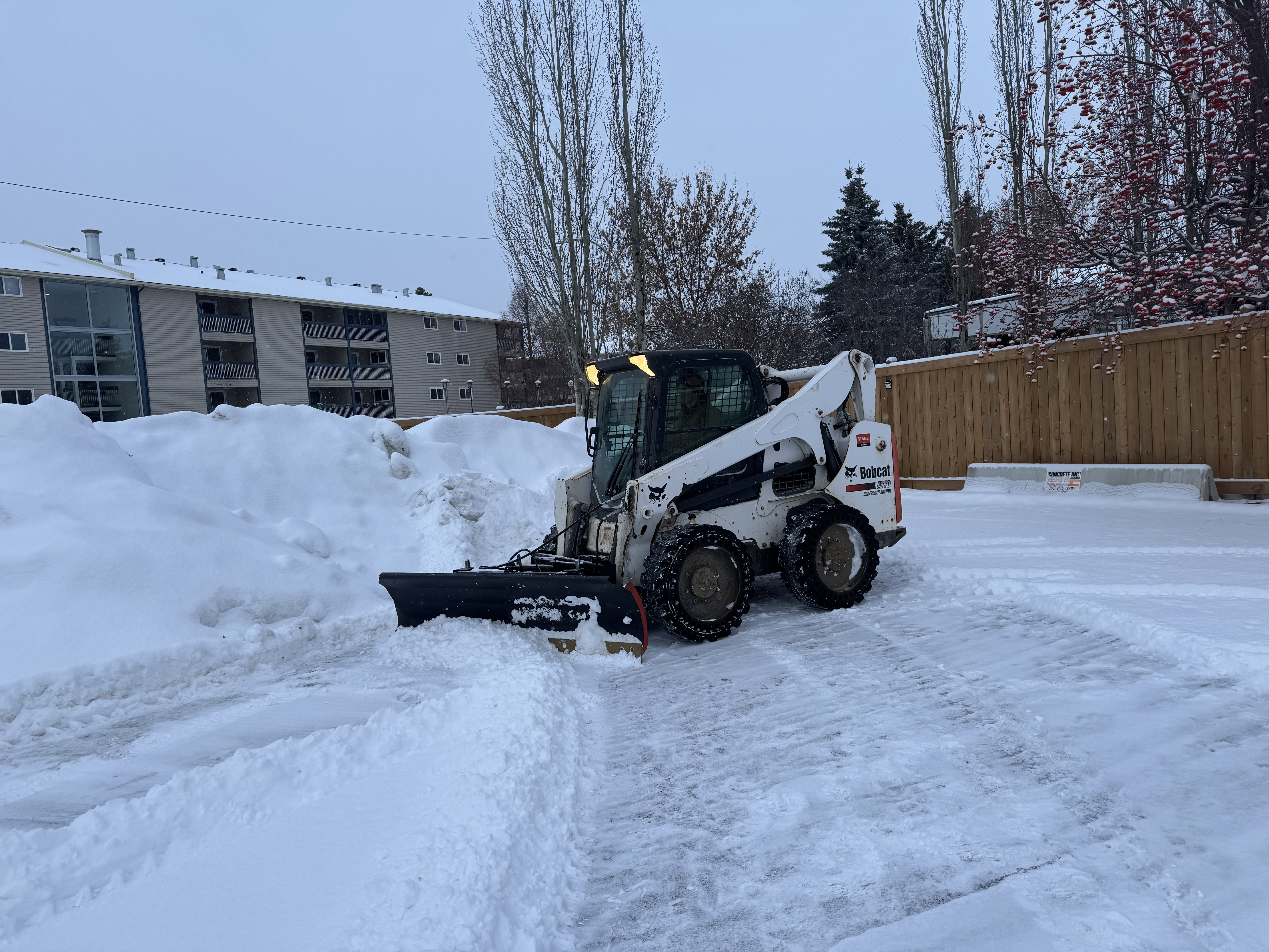 Snow removal route