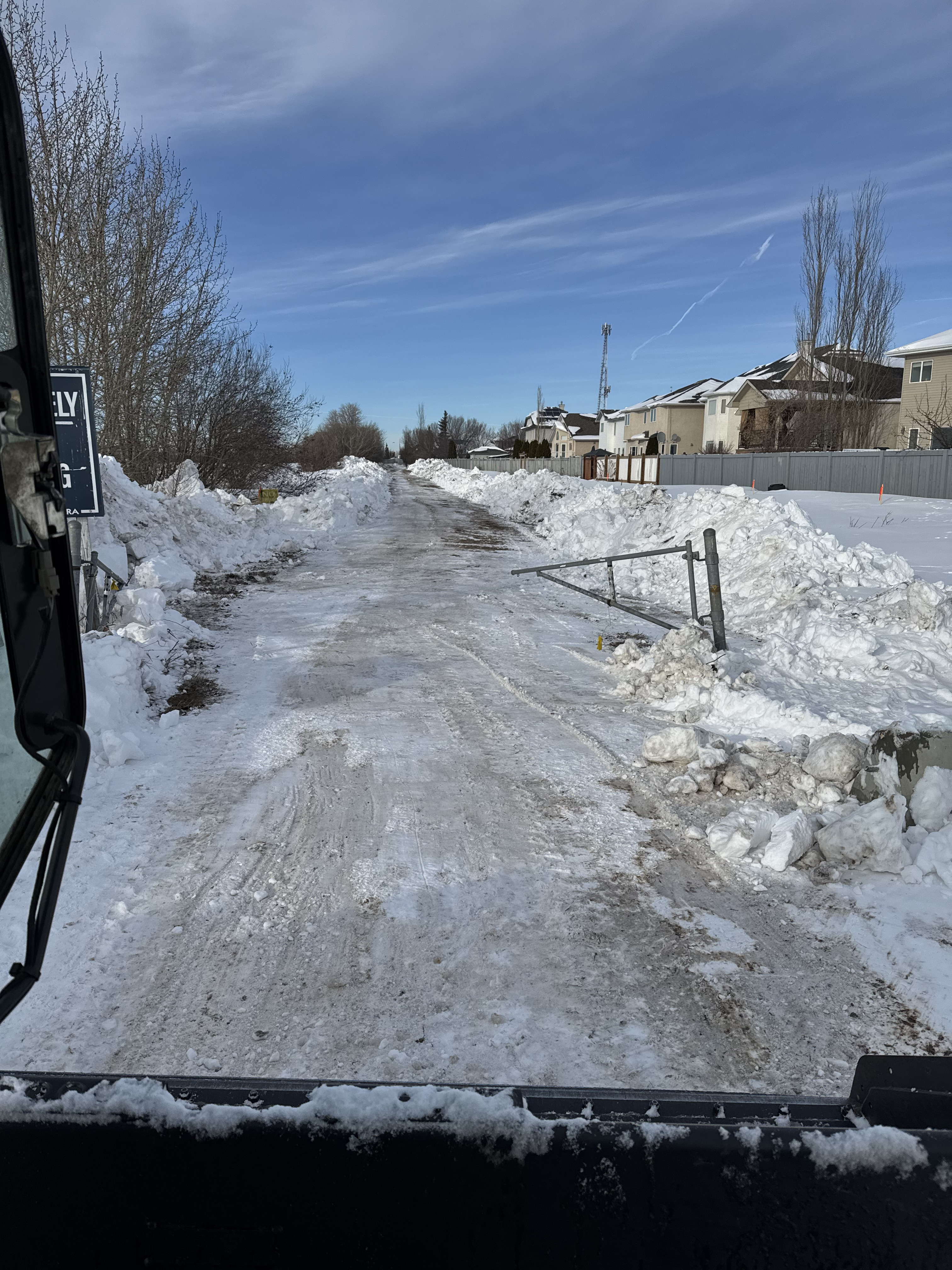 Snow Removal — Below Grade Construction project photo