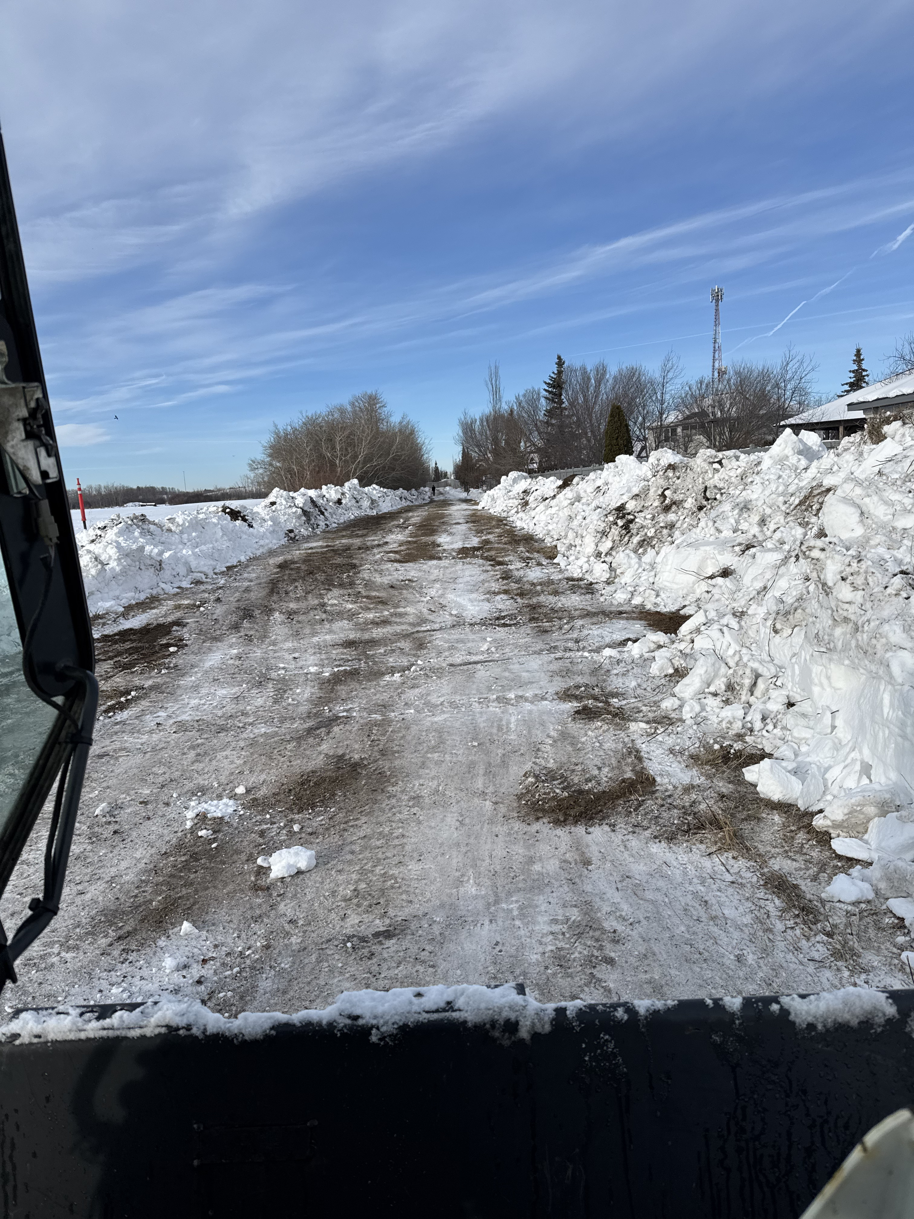 Snow Removal — Below Grade Construction project photo