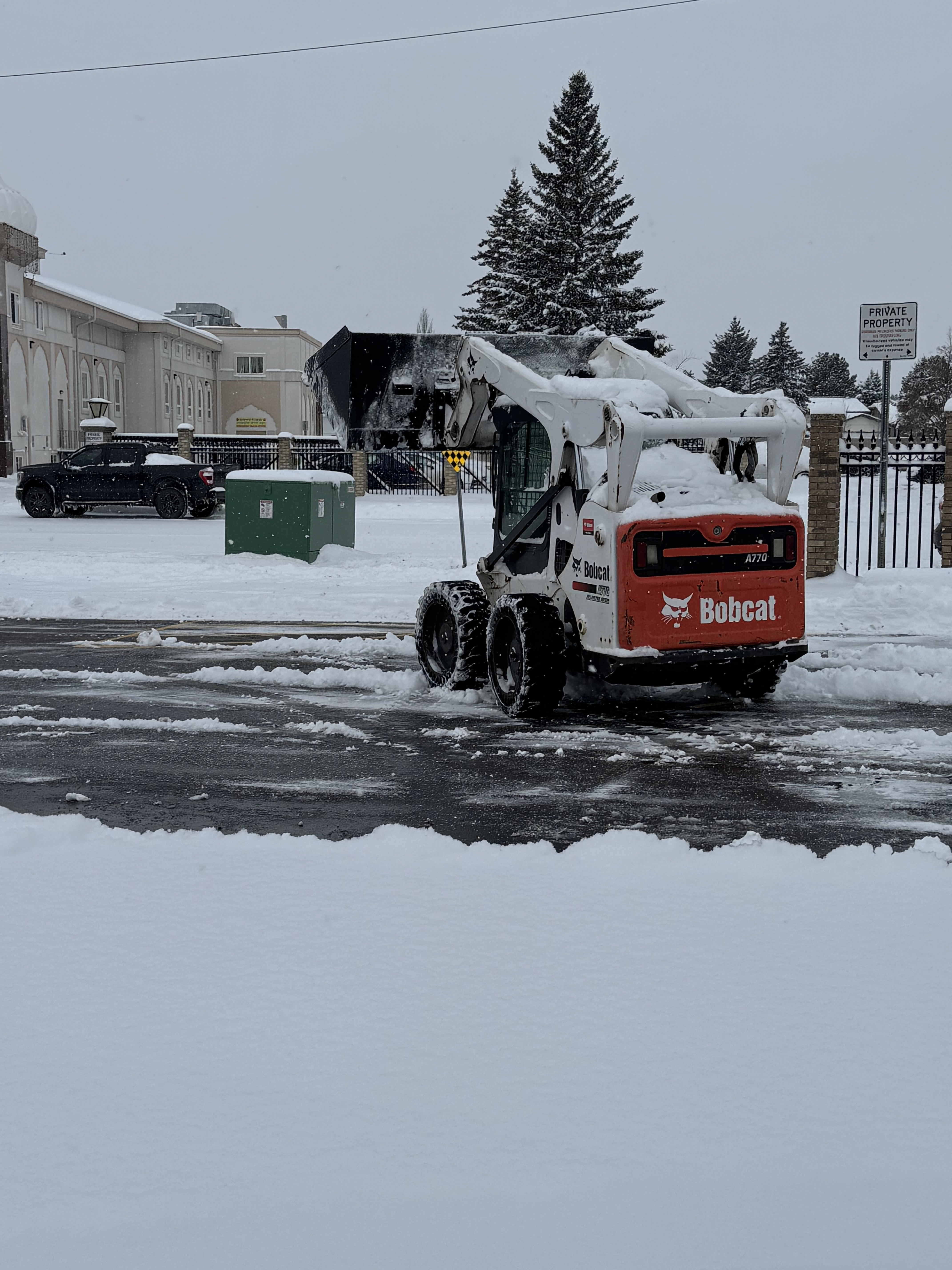 Snow Removal — Below Grade Construction project photo