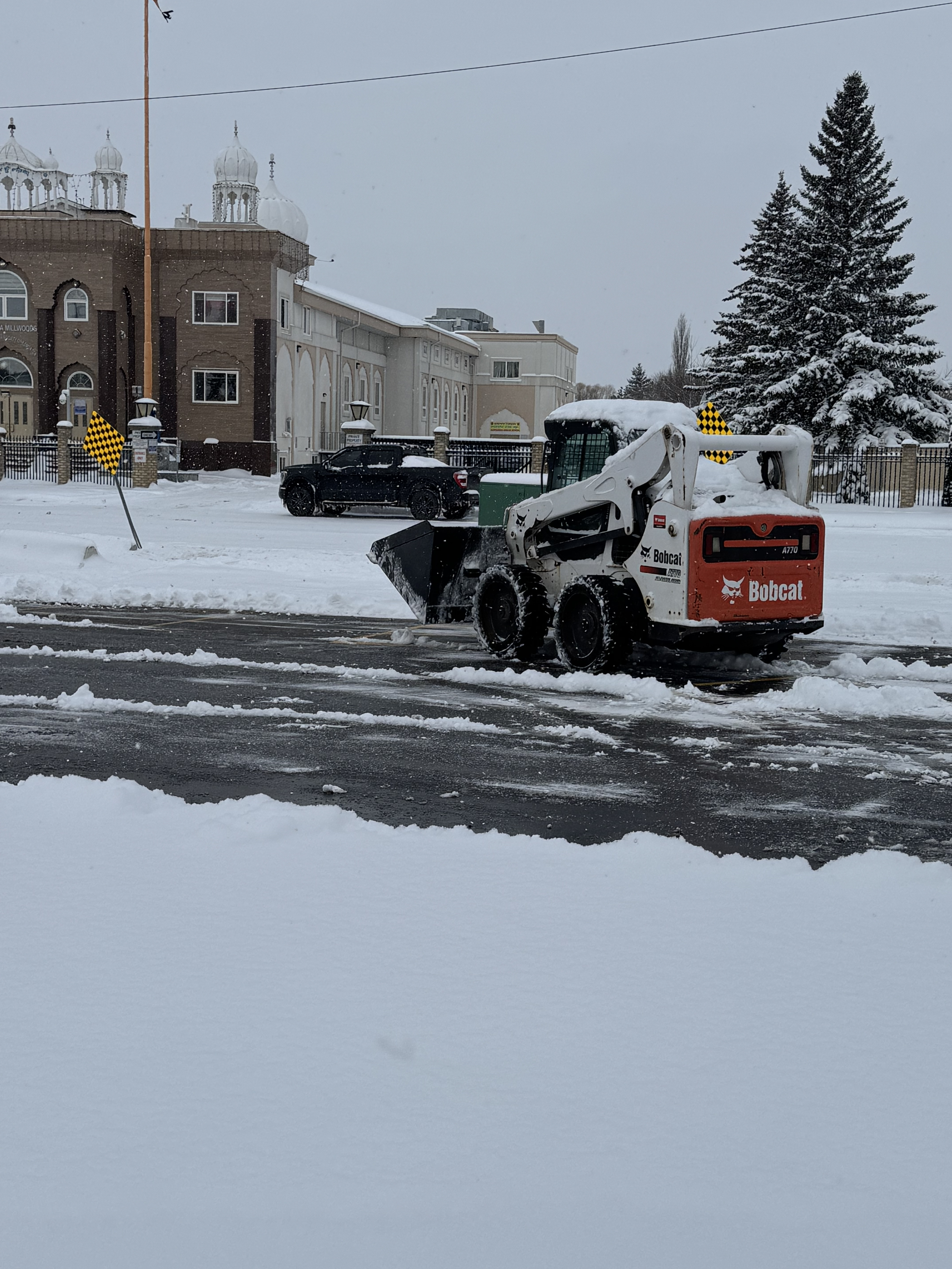 Snow Removal — Below Grade Construction project photo