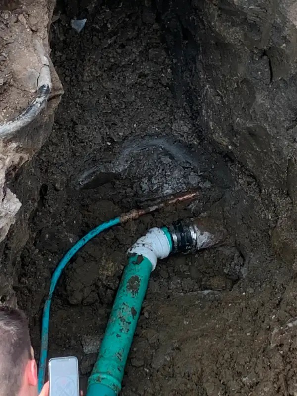 Residential Water & Sewer Repair, Installation & Replacement — Below Grade Construction project photo