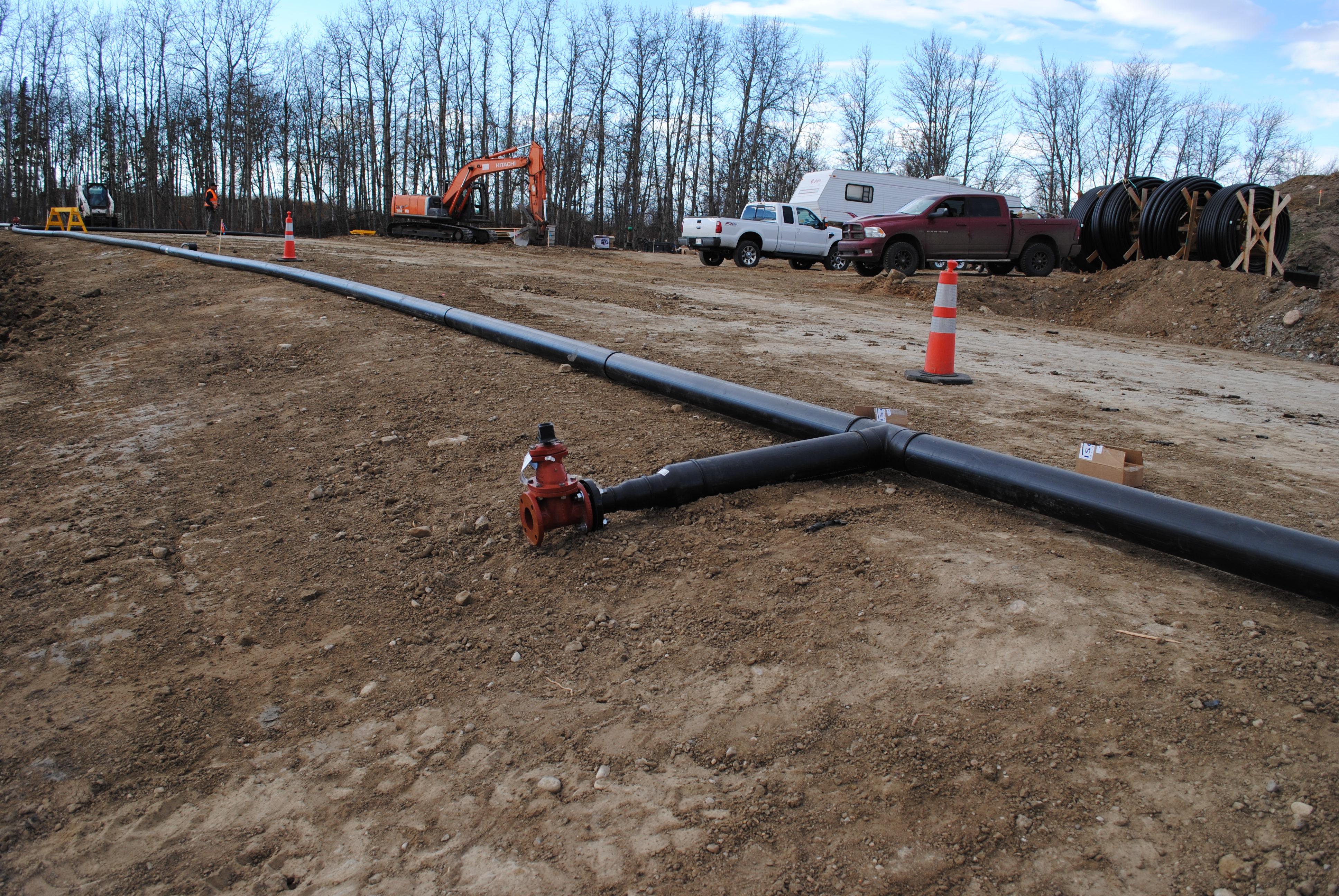 Commercial Water & Sewer Repair, Installation & Replacement — Below Grade Construction project photo