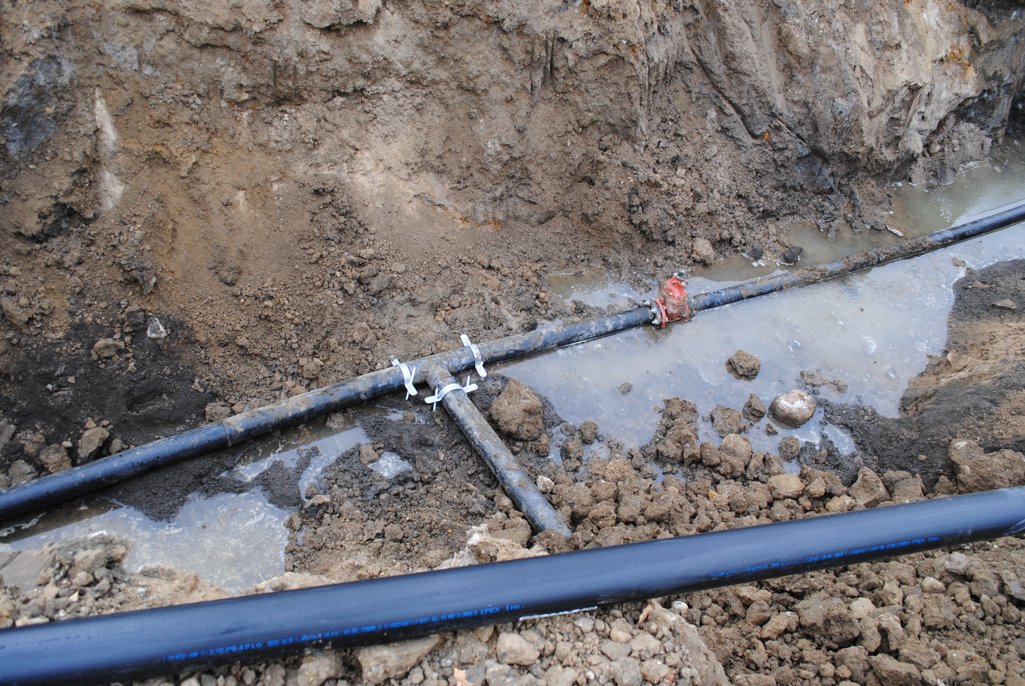 Commercial Water & Sewer Repair, Installation & Replacement — Below Grade Construction project photo