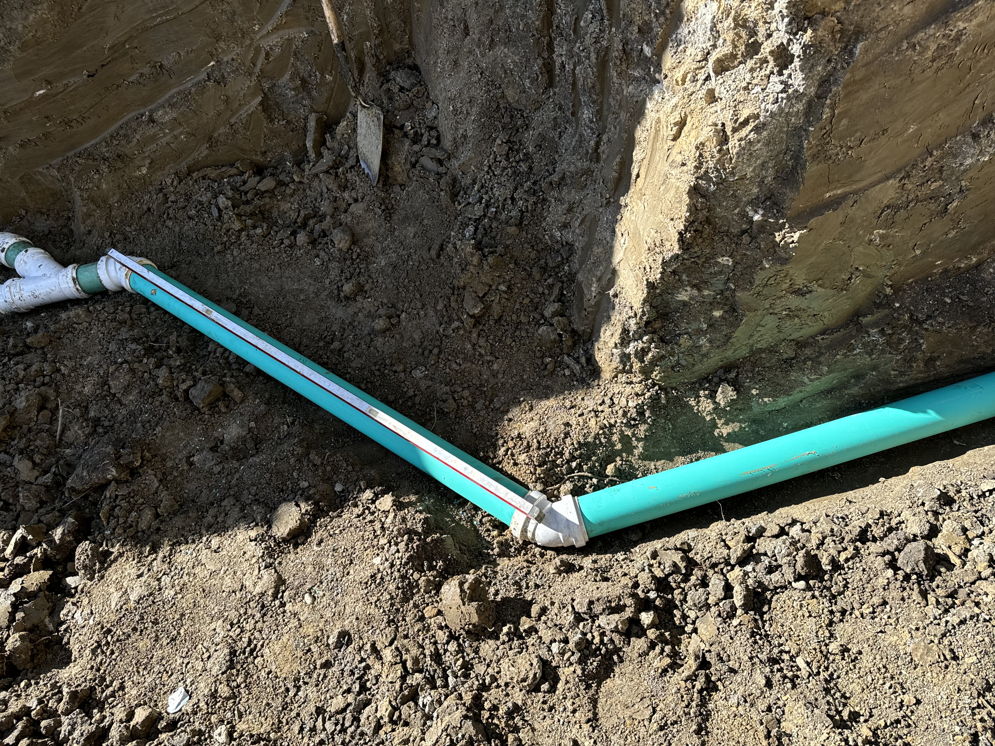 Residential Water & Sewer Repair, Installation & Replacement — Below Grade Construction project photo